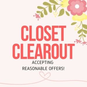 Make an offer!! Create a bundle! Closet clean out!